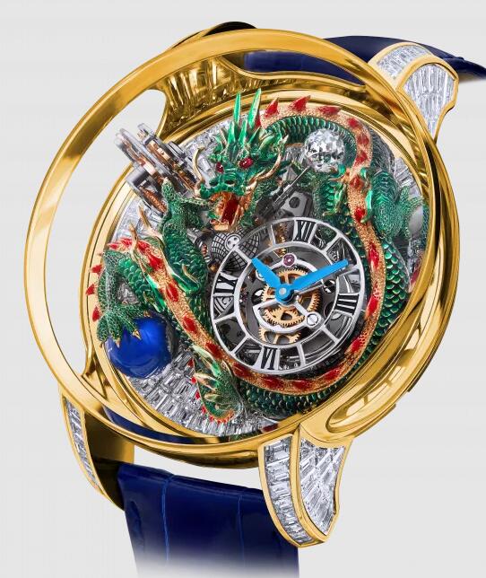 Jacob & Co Replica watch ASTRONOMIA TOURBILLON ART SKULLS AT802.40.BD ...