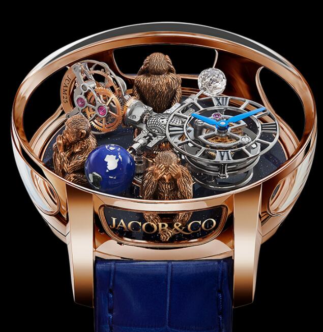 Jacob & Co Astronomia Tourbillon 3 Wise Monkeys AT102.40.AB.UA.ABALA ...