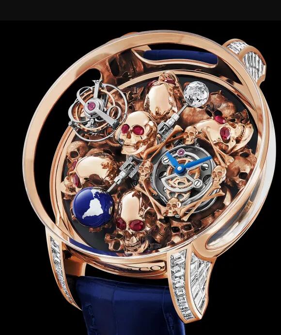 Jacob & Co Replica watch ASTRONOMIA TOURBILLON ART SKULLS AT802.40.BD ...