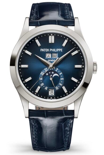 Patek Philippe Complications Annual Calendar 5396 White Gold 5396G-017 Replica Watch